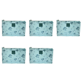 Tender Love + Carry Teal Mushroom Daisy Holdall Wash Bag 28 x 19 x 10 cm Pack of 5
