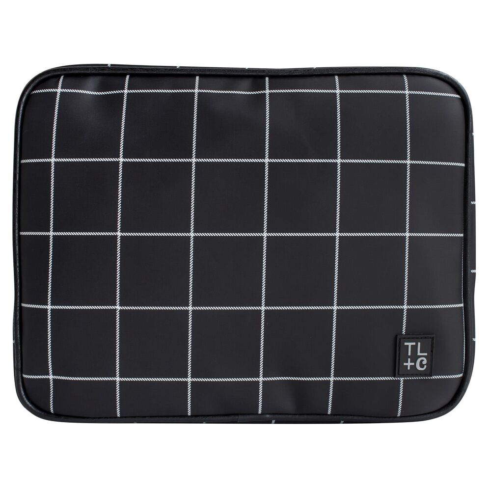 Tender Love + Carry Square Hanging Wash Bag Grid Print