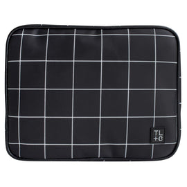 Tender Love + Carry Square Hanging Wash Bag Grid Print