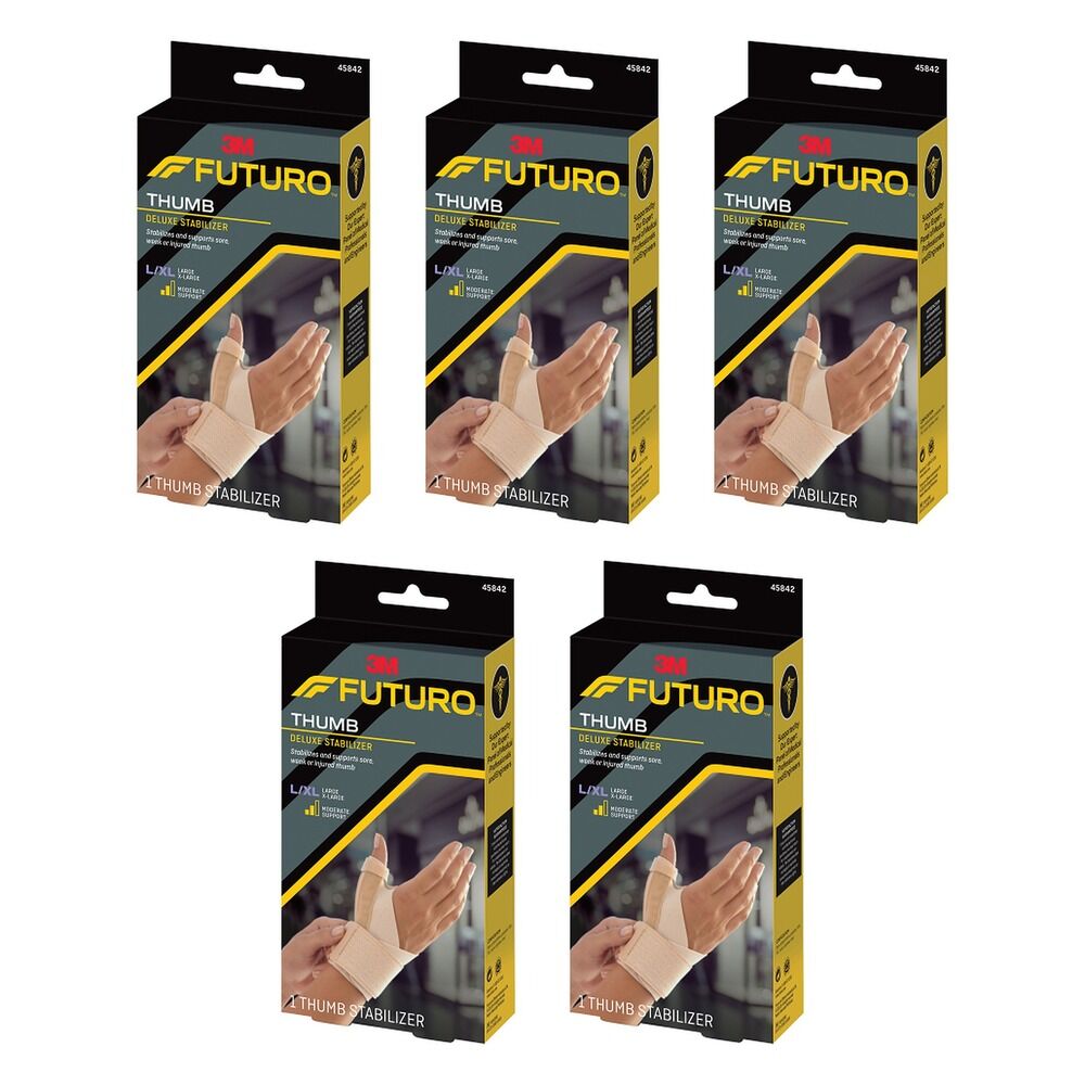Futuro Deluxe Thumb Stabiliser Large/Extra Large Pack of 5