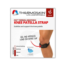 Thermoskin Adjustable Knee Patella Strap Black