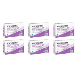 Blackmores Ginkgo 6000mg 30 Tablets Pack of 6
