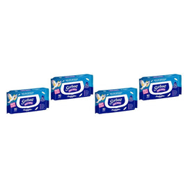 Sorbent Silky White Flushable Wipes 40 Pack Bundle of 4