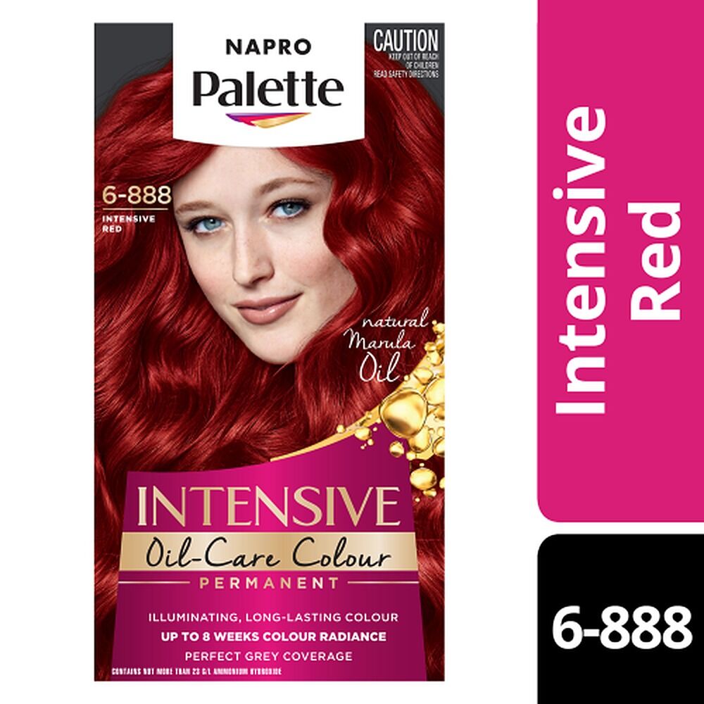 Napro Palette Permanent Hair Colour 6-888 Intensive Red x 3