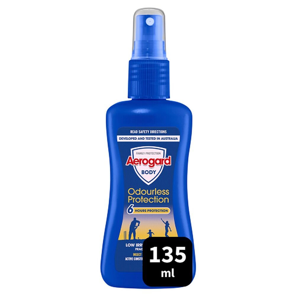 Aerogard Odourless Low Irritant Pump Spray 135mL
