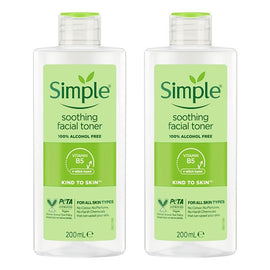 Simple Kind To Skin Soothing Facial Toner 200mL Pack of 2