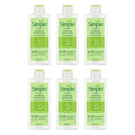 Simple Kind To Skin Soothing Facial Toner 200mL Pack of 6