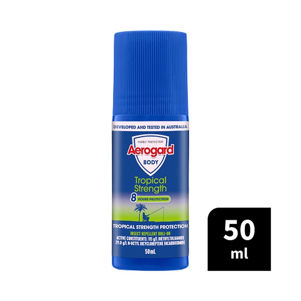 Aerogard Tropical Strength Insect Repellent Roll On 50mL