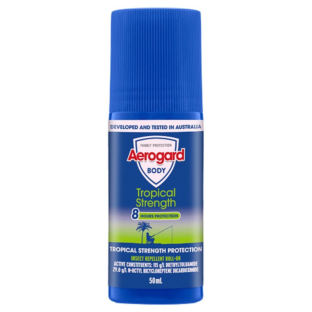 Aerogard Tropical Strength Insect Repellent Roll On 50mL