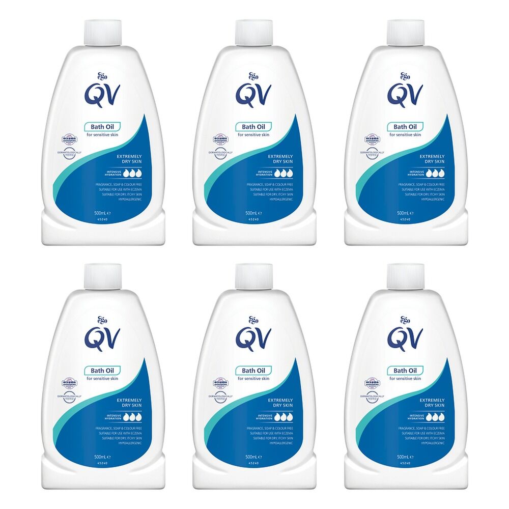 Ego QV Bath Oil 500mL Pack of 6