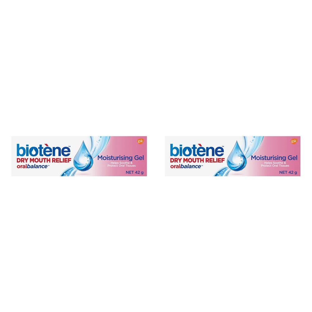 Biotene Oral Balance Dry Mouth Moisturising Gel 42g Pack of 2