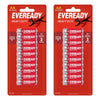 Energizer Eveready Value Pack AA Batteries 20 Pack Bundle of 2