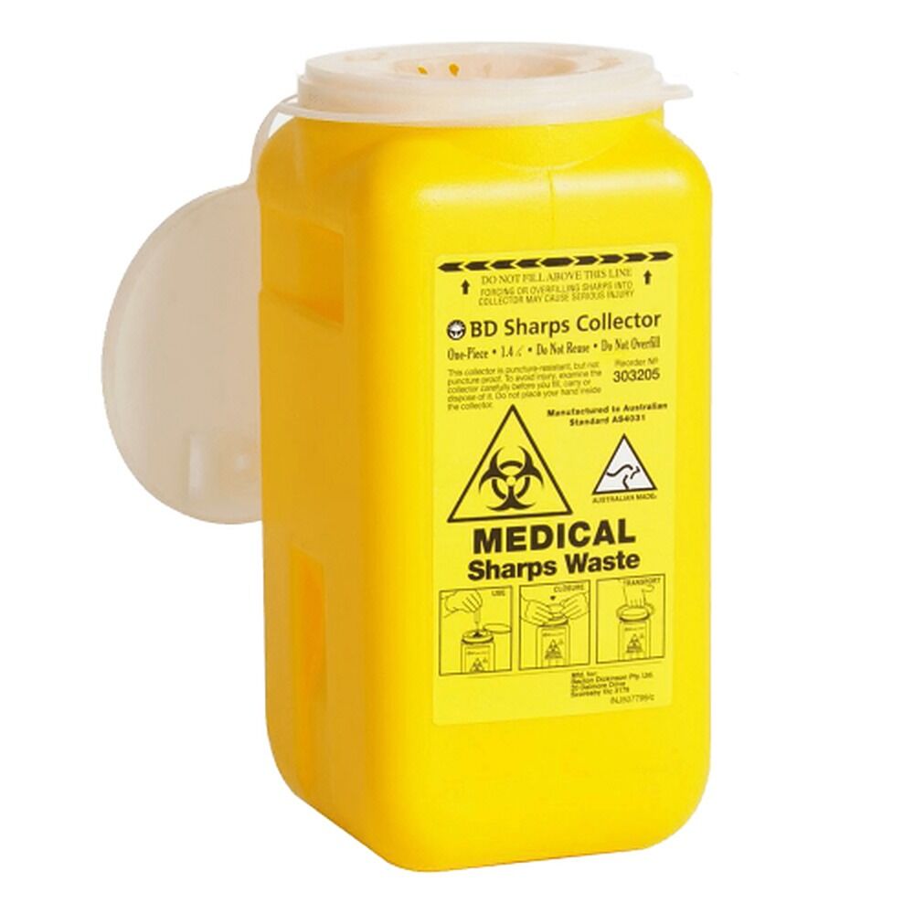 Sharps Waste Container 1.4L