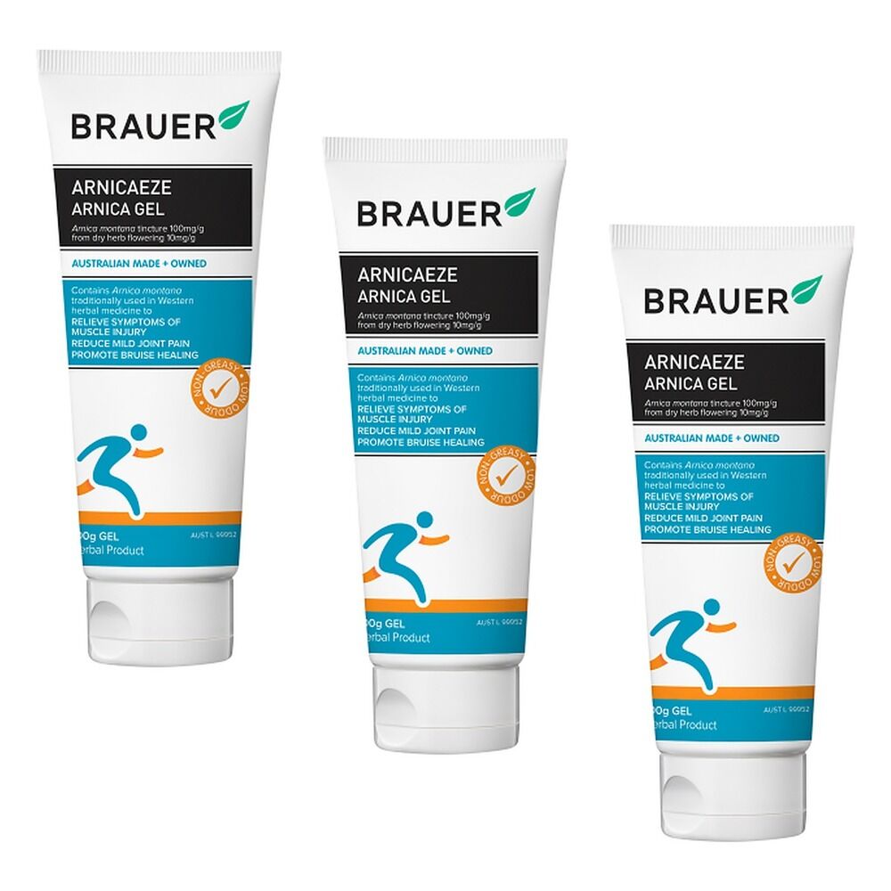 Brauer Arnicaeze Arnica Gel 100g Pack of 3