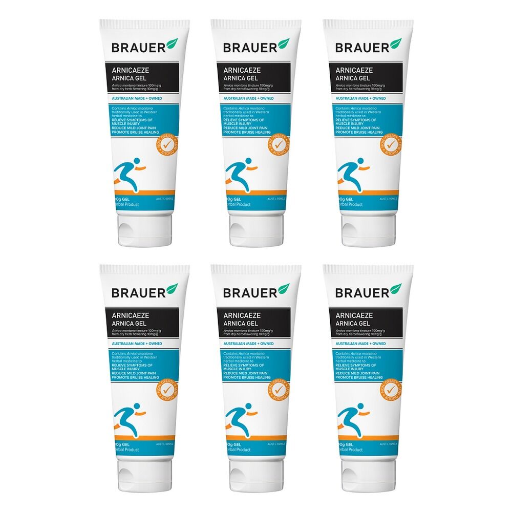 Brauer Arnicaeze Arnica Gel 100g Pack of 6