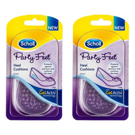 Scholl Party Feet Invisible Gel Heel Cushions Pack of 2