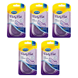Scholl Party Feet Invisible Gel Heel Cushions Pack of 5