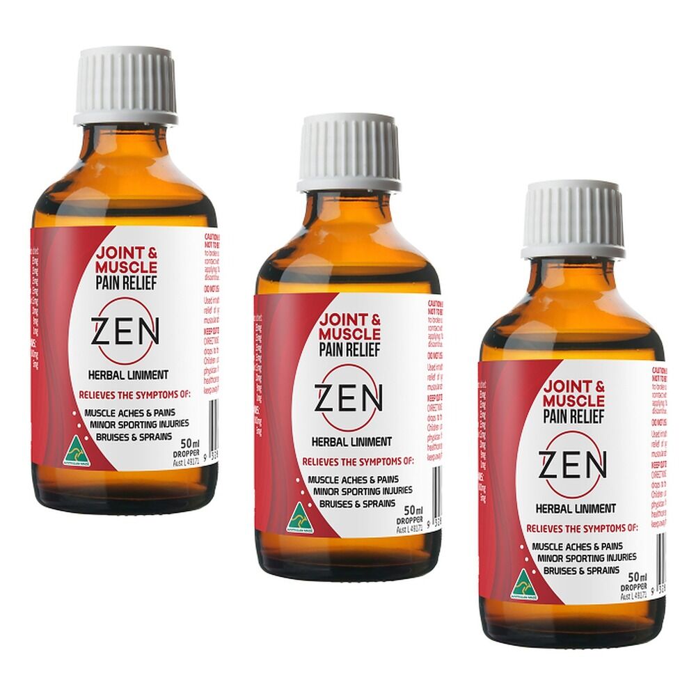 Zen Theraptic Herbal Liniment 50mL Pack of 3