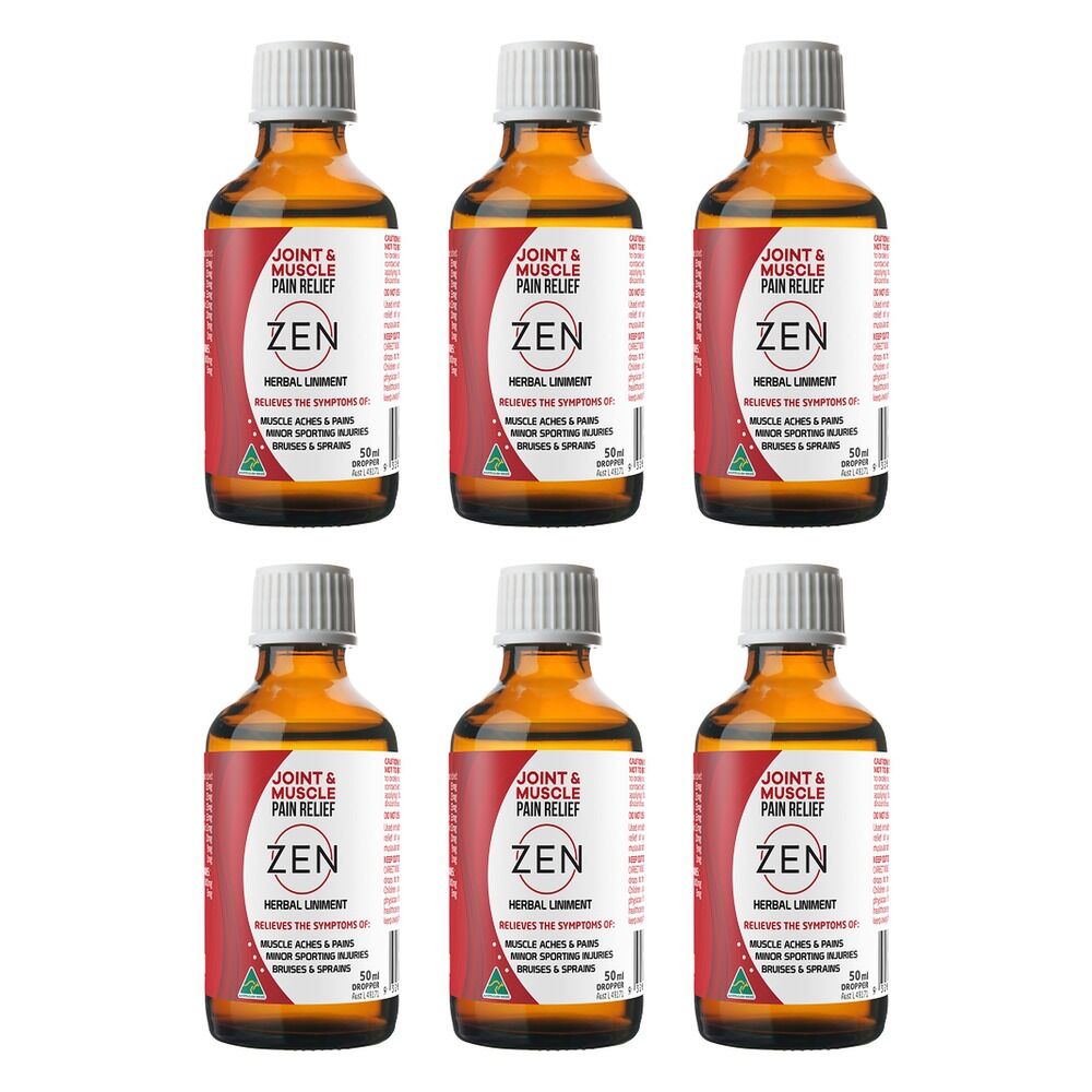 Zen Theraptic Herbal Liniment 50mL Pack of 6