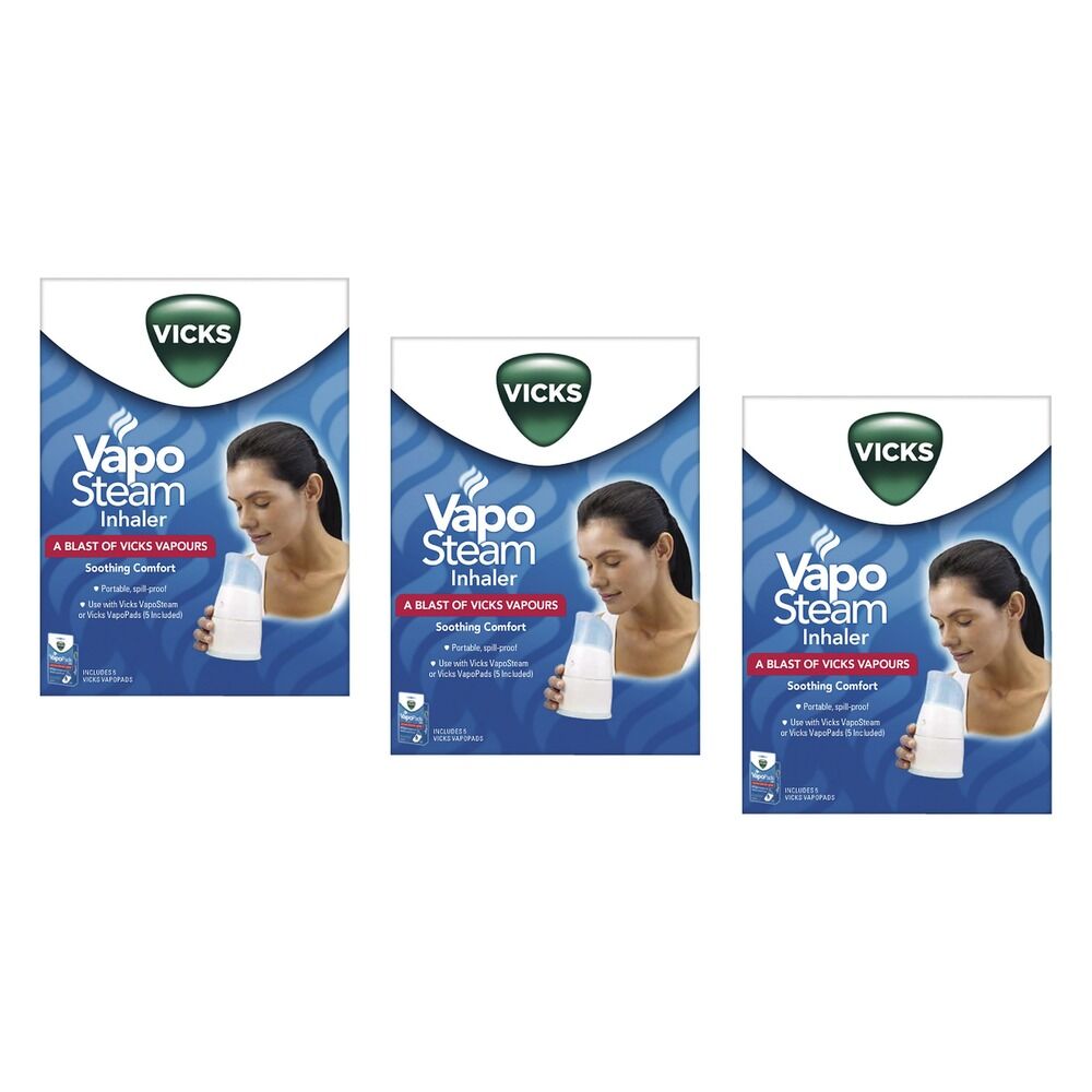 Vicks VapoSteam Inhaler Pack of 3