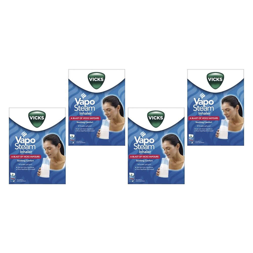 Vicks VapoSteam Inhaler Pack of 4