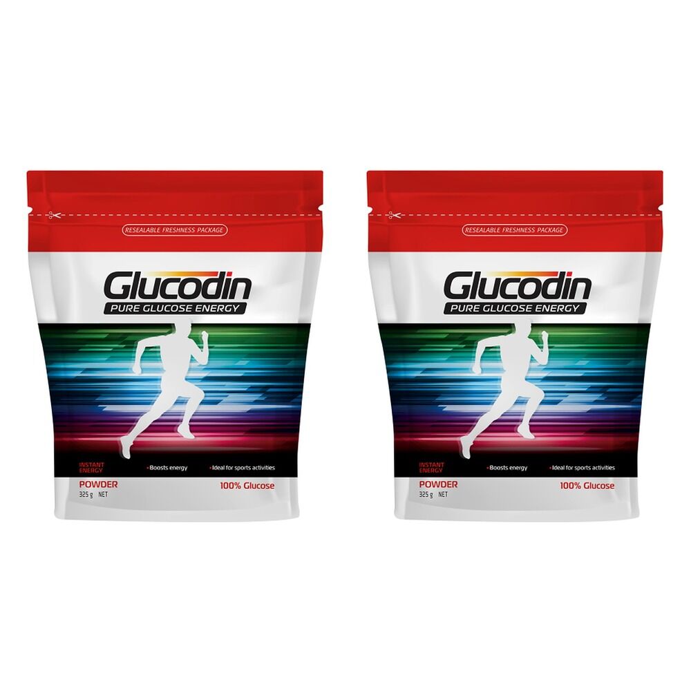 Glucodin Pure Glucose Energy Powder 325g Pack of 2