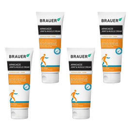 Brauer Arnicaeze Joint & Muscle Cream, 100g Pack of 4