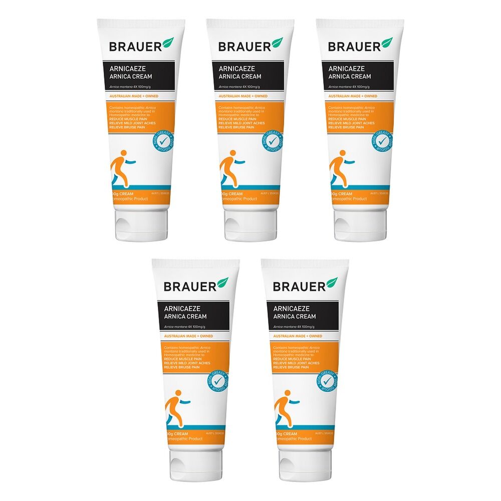 Brauer ArnicaEze Arnica Cream 100g Pack of 5