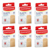 Elastoplast Plastic Extra Wide Strip Plasters 20 Pack Bundle of 6