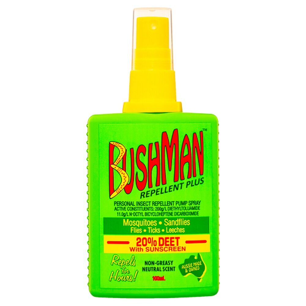 Bushman Repellent Plus 20% DEET with Sunscreen 100mL