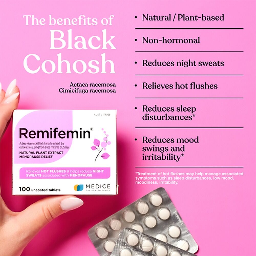 Remifemin Menopause Relief 100 Tablets