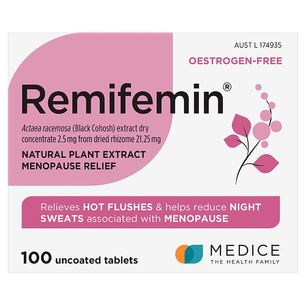 Remifemin Menopause Relief 100 Tablets
