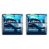 Libra Ultra Thin Regular Pads with Wings 14 Pack x 6 Bundle of 2