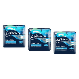 Libra Ultra Thin Regular Pads with Wings 14 Pack x 6 Bundle of 3