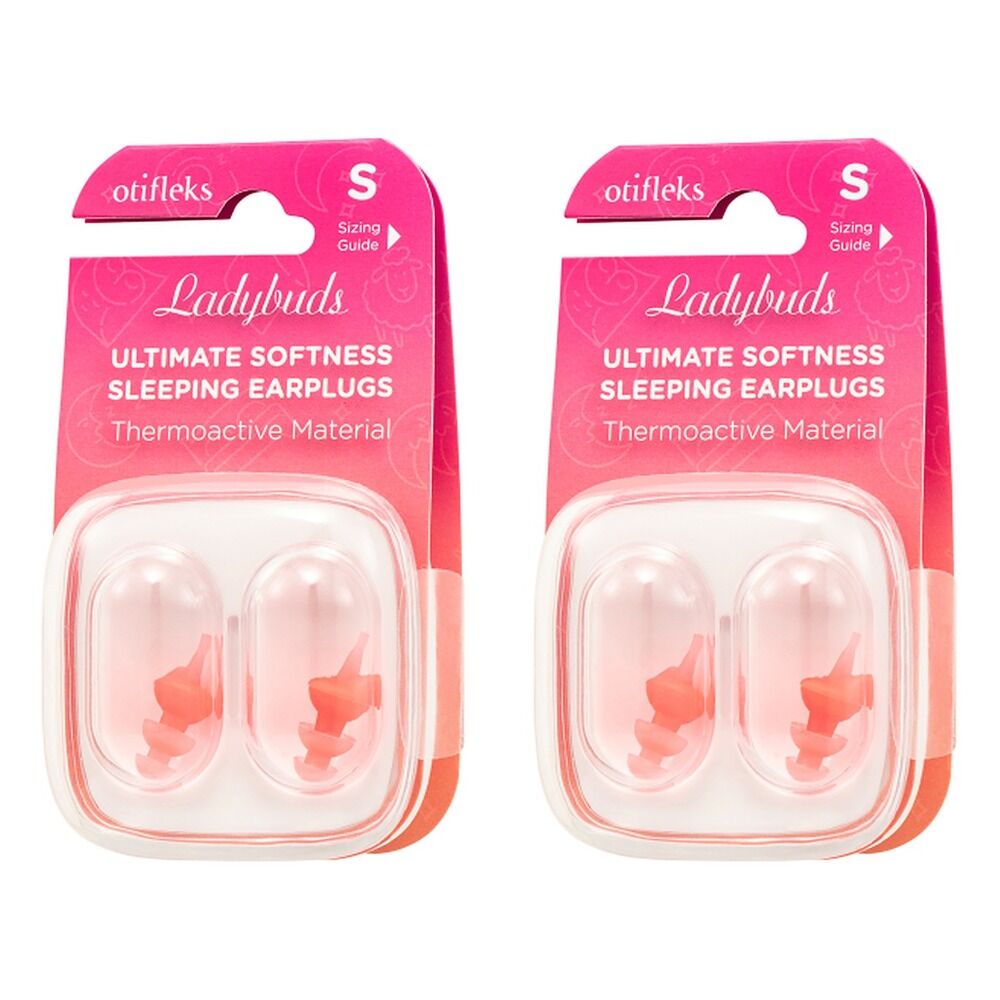 OTIFLEKS Ladybuds Earplugs Small Pack of 2
