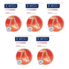 JOBST UltraSheer 15-20 mmHg Compression Stockings Knee High Black Pack of 5