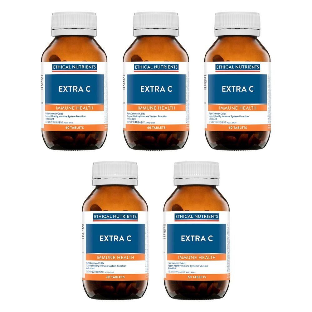 Ethical Nutrients Extra C 60 Tablets Pack of 5