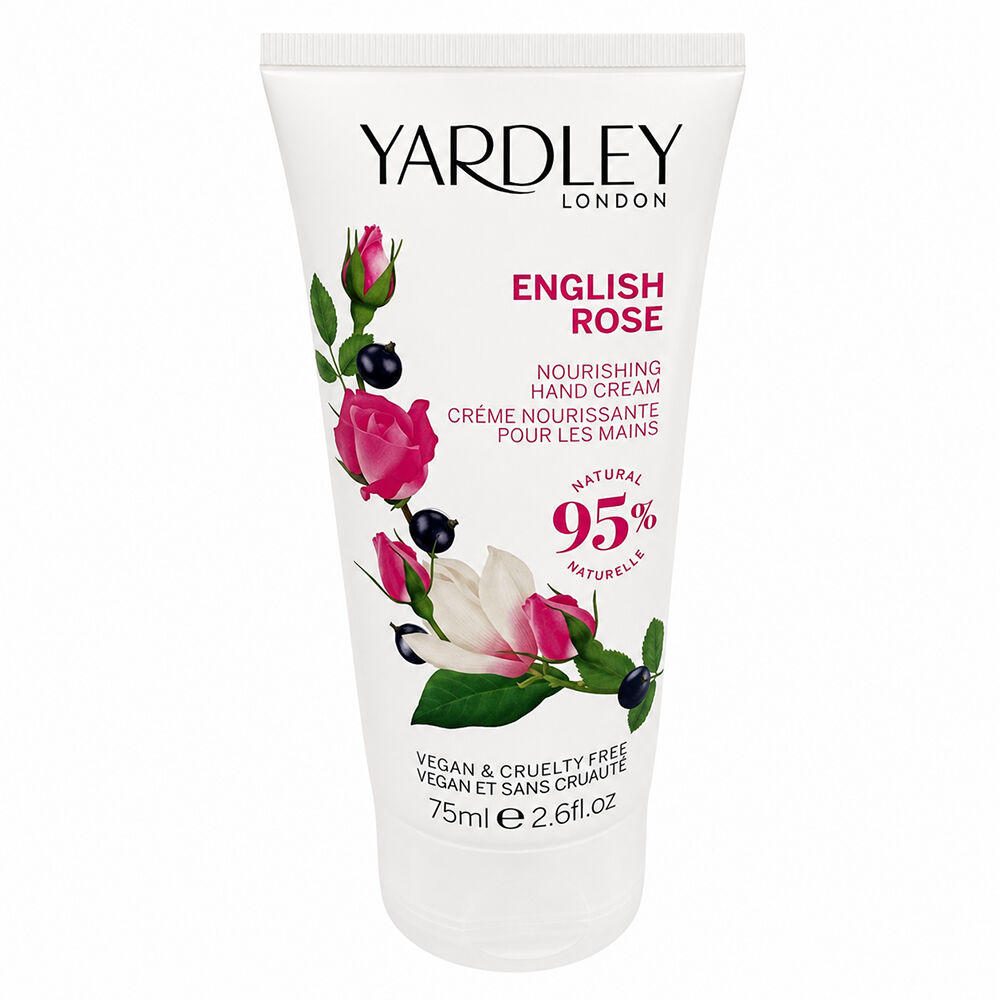 Yardley Hand & Nail Cream Moisturiser Trio Rose Lavender Lily 75ml