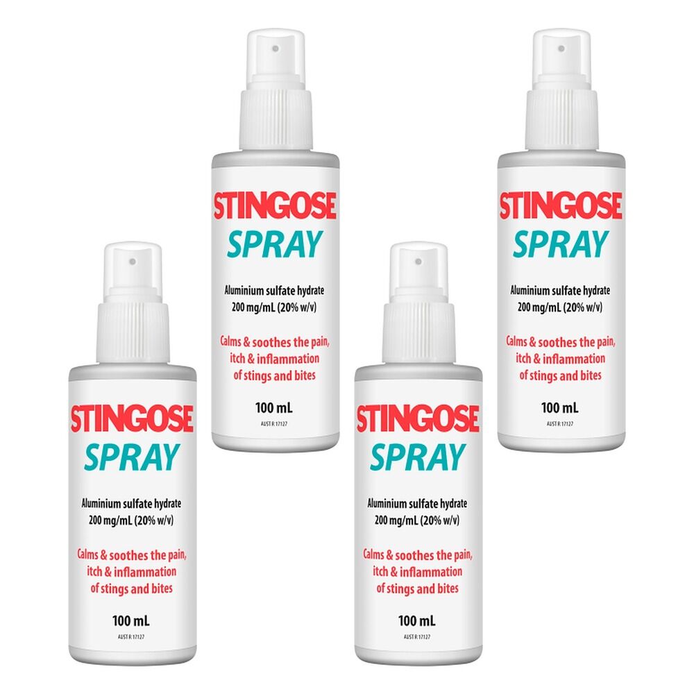 Stingose Pump Spray 100mL Pack of 4