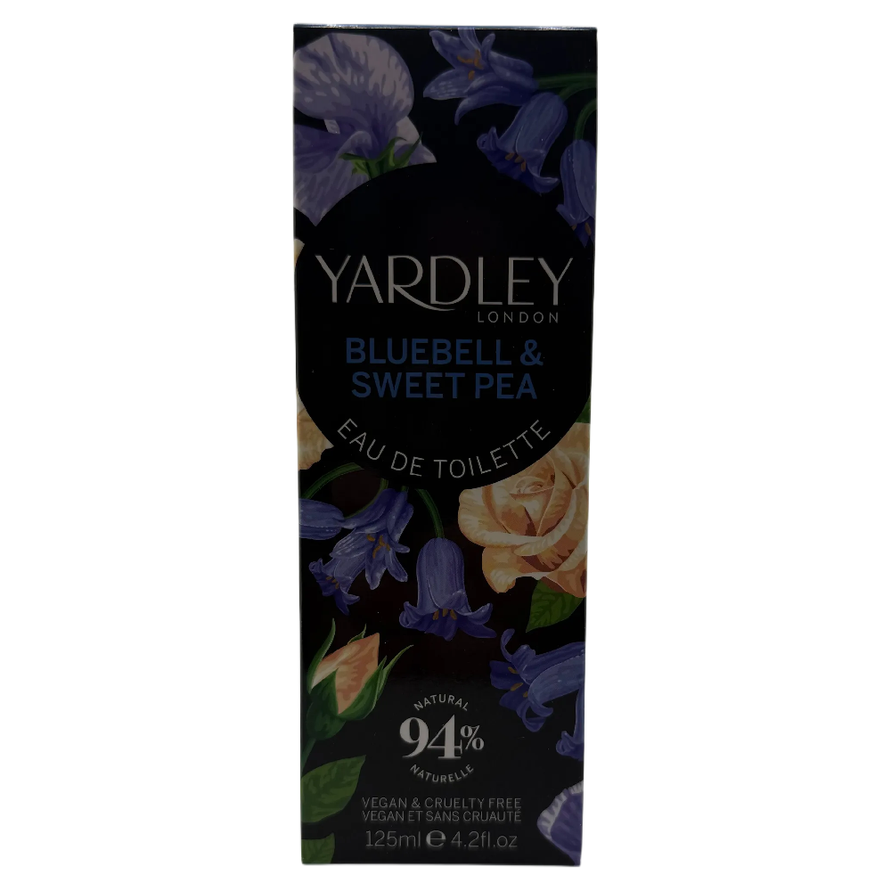 Yardley Bluebell and Sweet Pea Eau De Toilette Women Perfume Spray 125ml EDT