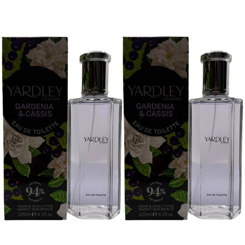 Yardley London Gardenia Cassis Eau De Toilette 125ml x2