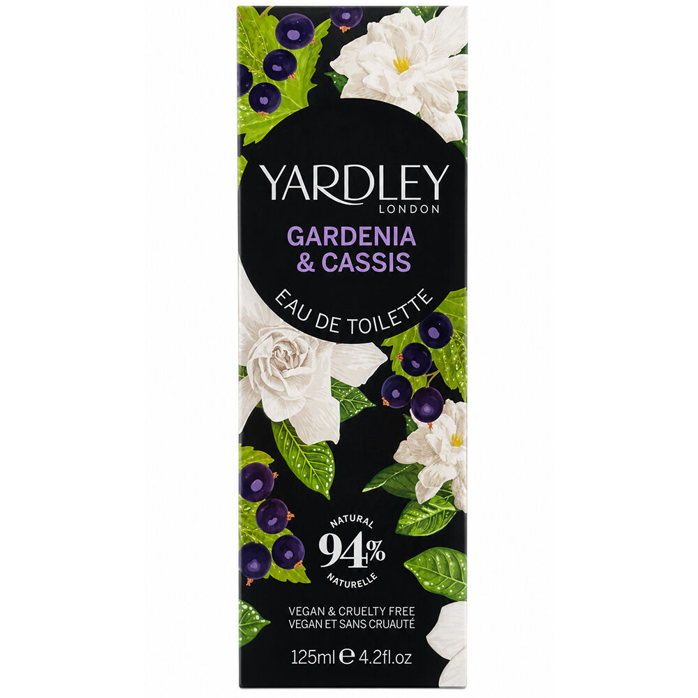Yardley Gardenia and Cassis Eau De Toilette Women Perfume Spray 125ml EDT