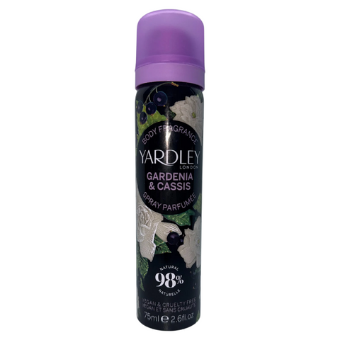 Yardley Gardenia and Cassis Fragrance Women Perfumed Body Spray 75ml