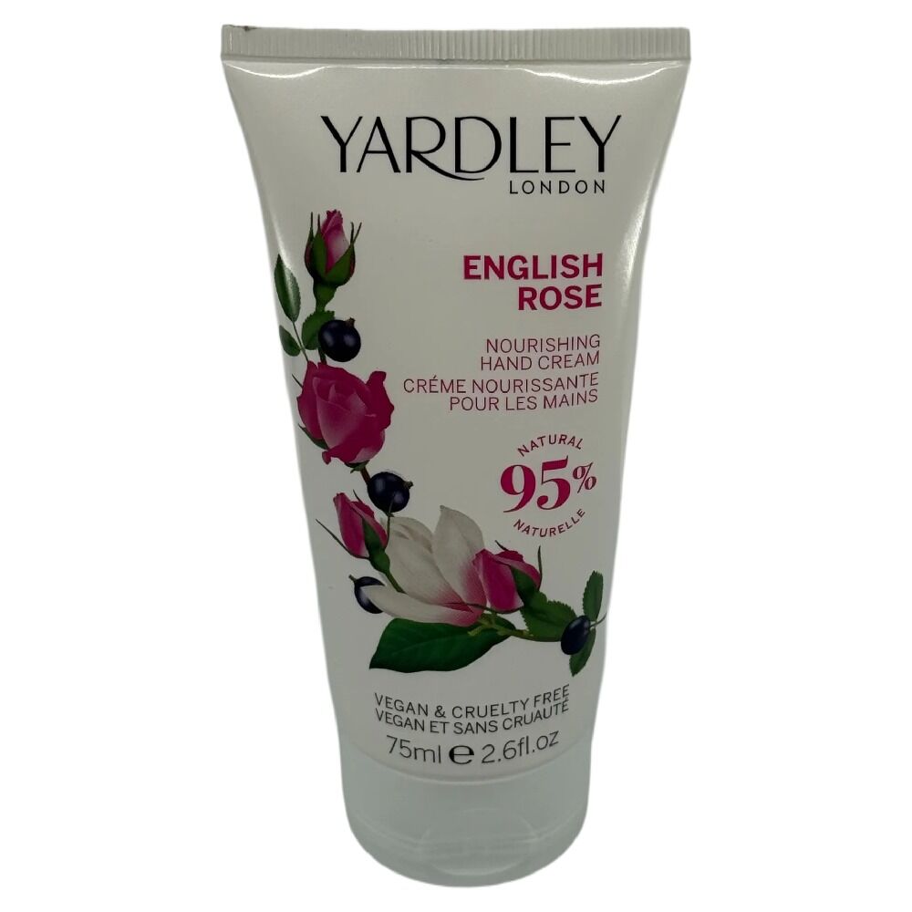 Yardley English Rose Nourishing Hand & Nail Cream And Moisturiser 75ml
