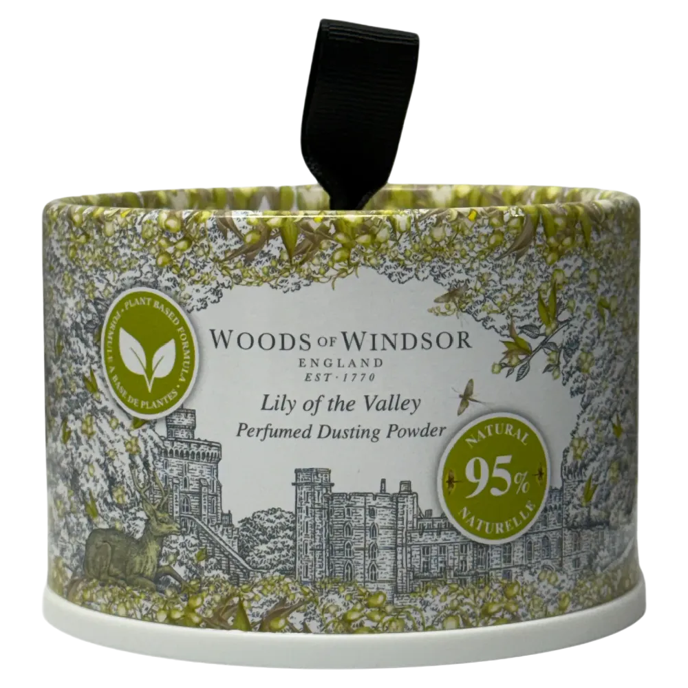 Woods of Windsor Lily of the Valley Dusting Powder 100g With Puff