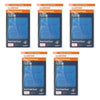 Bodichek Hot/Cold Pack Reusable Clear Gel Small 13cm x 22cm Bundle of 5