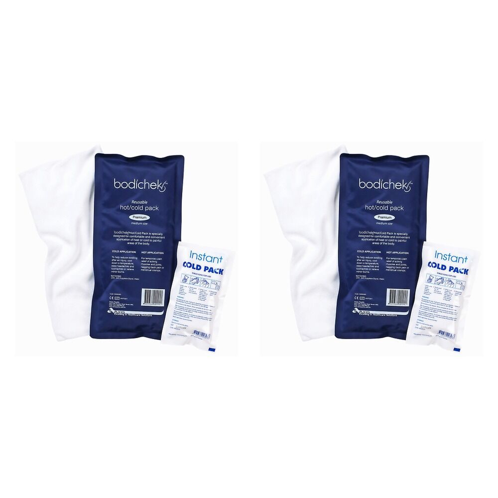 Bodichek Hot/Cold Gel Pack Medium Bundle of 2