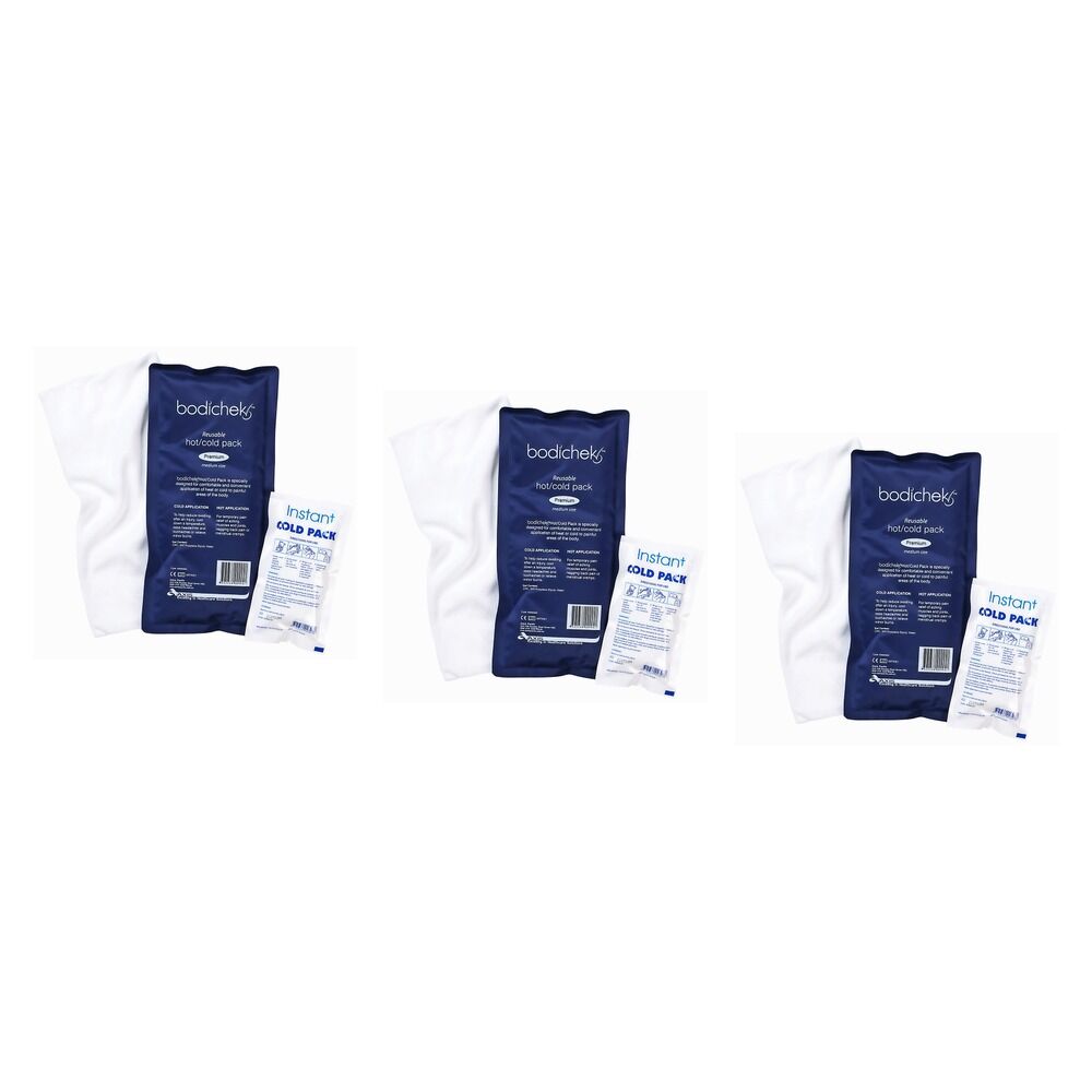 Bodichek Hot/Cold Gel Pack Medium Bundle of 3