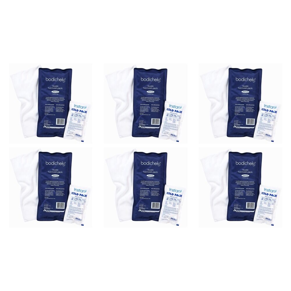 Bodichek Hot/Cold Gel Pack Medium Bundle of 6