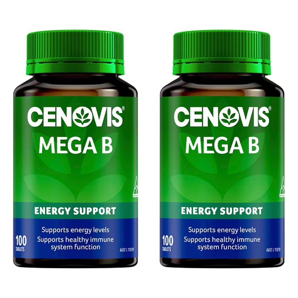 Cenovis Mega B 100 Tablets x 3 Bundle of 2